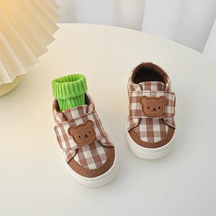 Baby Bear Velcro Canvas Shoes