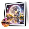 Diamond Painting -DIY Round Drill Moonlight Bear