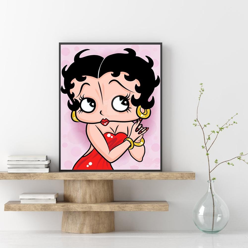Diamond Painting - Full Round - Betty Boop