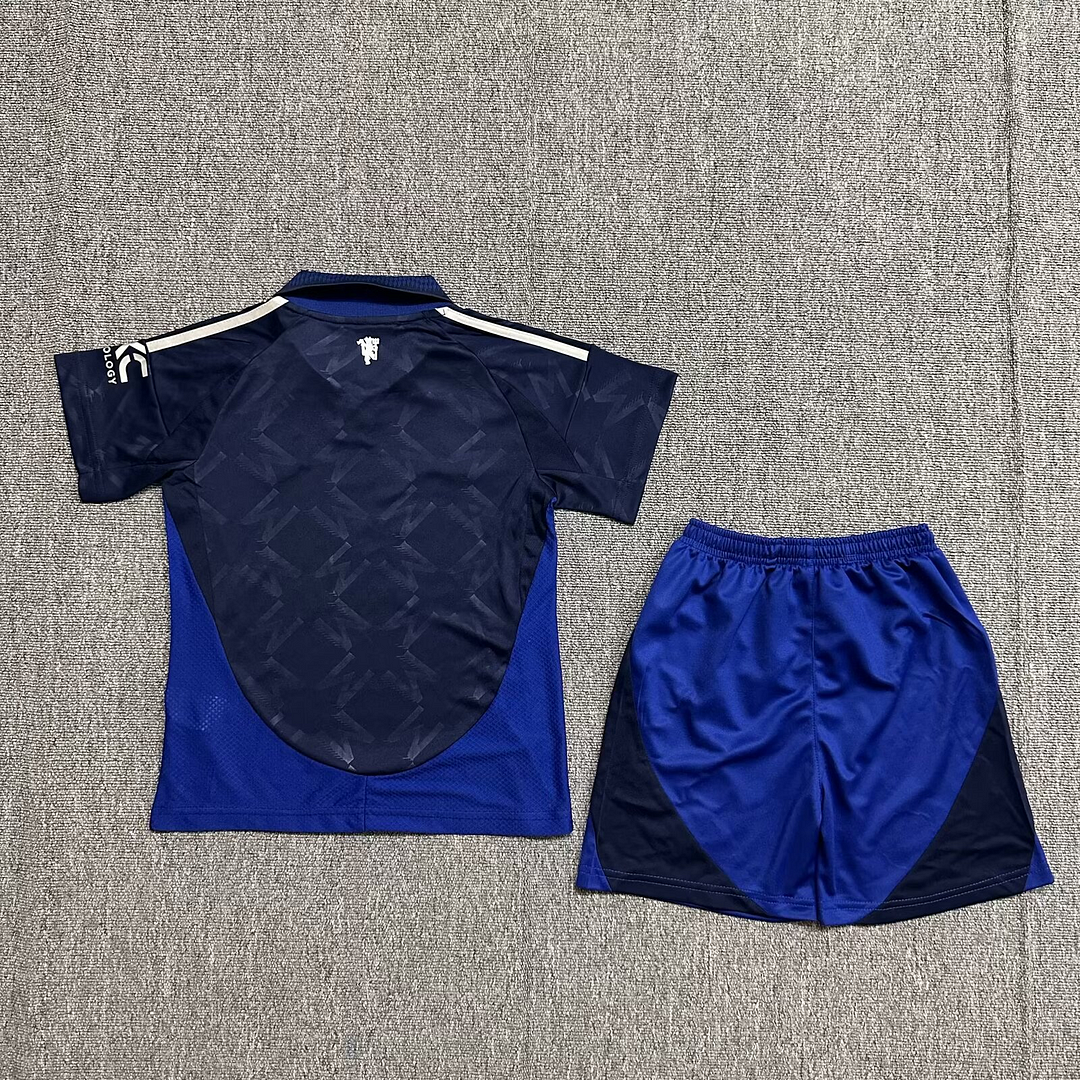 24/25 Manchester United Away Kids Kit Football Jersey Thai Quality