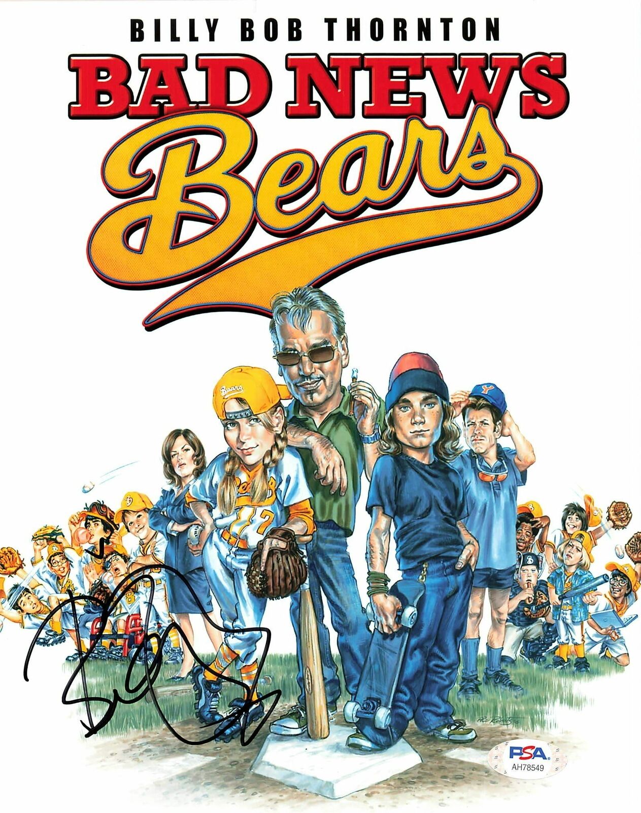 Billy Bob Thornton signed 8x10 Photo Poster painting PSA/DNA Autographed Bad News Bears