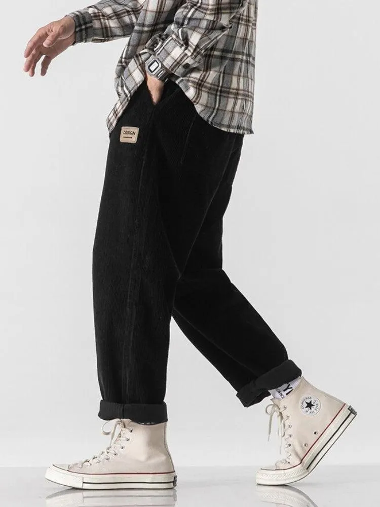 Brownm Boy Corduroy Jogger Pants