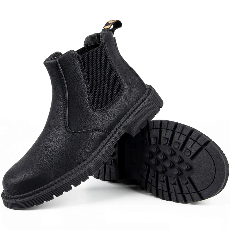 Stunahome Waterproof Slip-On Steel Toe Boots shopify Stunahome.com