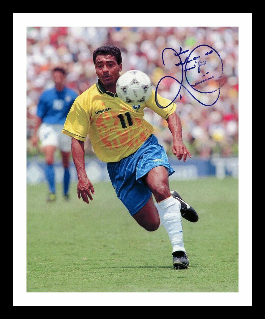 Romario - Brazil Autographed Signed & Framed Photo Poster painting 2