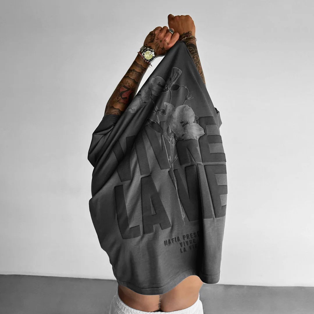 Unisex Casual Vivre La Vie T-shirt