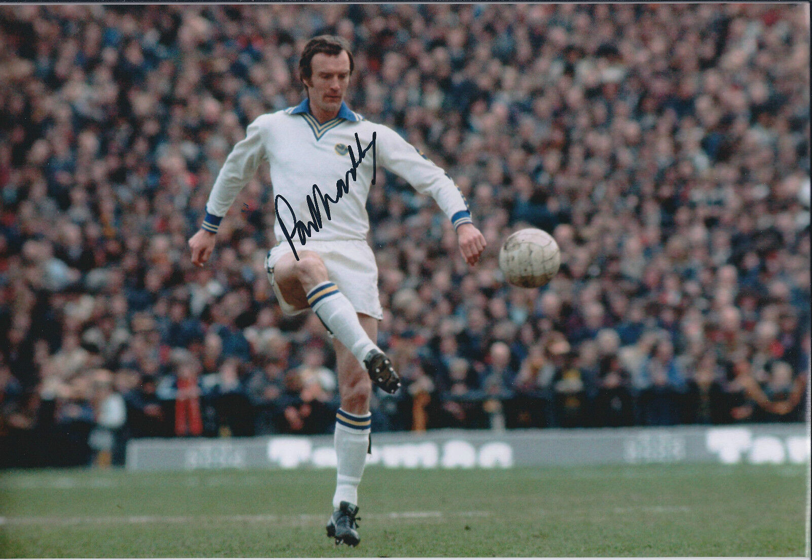 Paul MADELEY SIGNED COA Autograph Photo Poster painting AFTAL Leeds United Legend England RARE