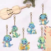 6pcs Dinosaurs DIY Diamond Painting Double Sided Keychains
