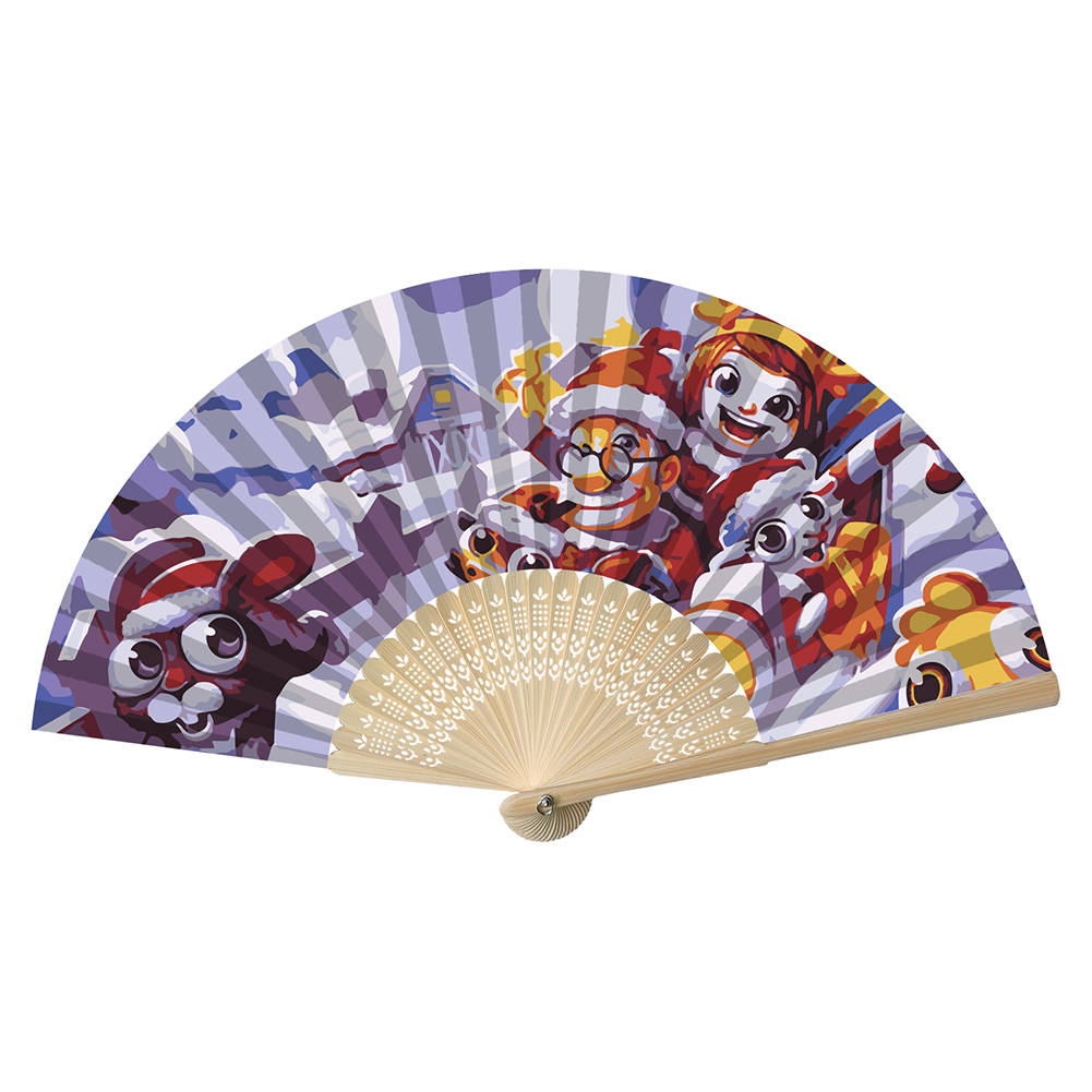 

Santa Animal - Paint By Numbers - Folding Fan, 501 Original