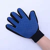 Bath Brush Cat Dog Comb Grooming Glove Pet Shedding Grooming Gloves Comb Hand Shaped Glove Five Fingers pet Clean Comb Color