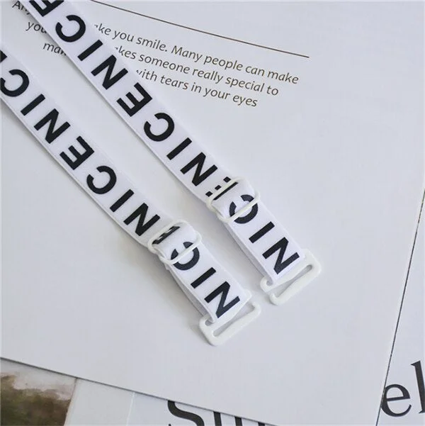 Adjustable Bras Straps Sexy Brassiere Invisiable Lenceria Straps Beauty Back Letters Shoulder Strap Underwear Bra Accessories