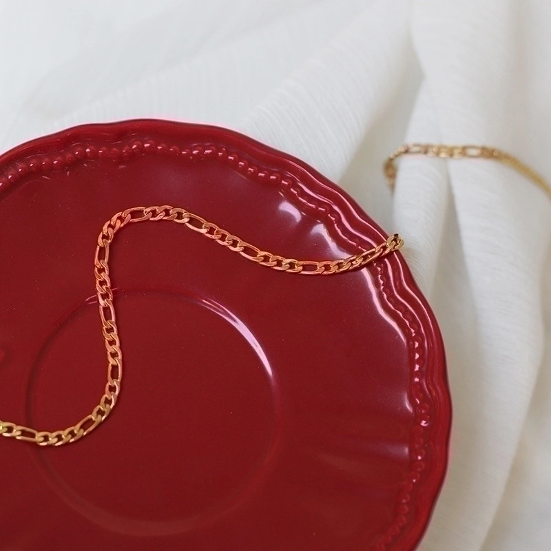 304 Stainless Steel 18K Gold Plated Necklace