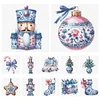 12pcs Christmas-11CT Stamped Cross Stitch Set 12.5*12.5cm/4.92*4.92in tapestrymarket