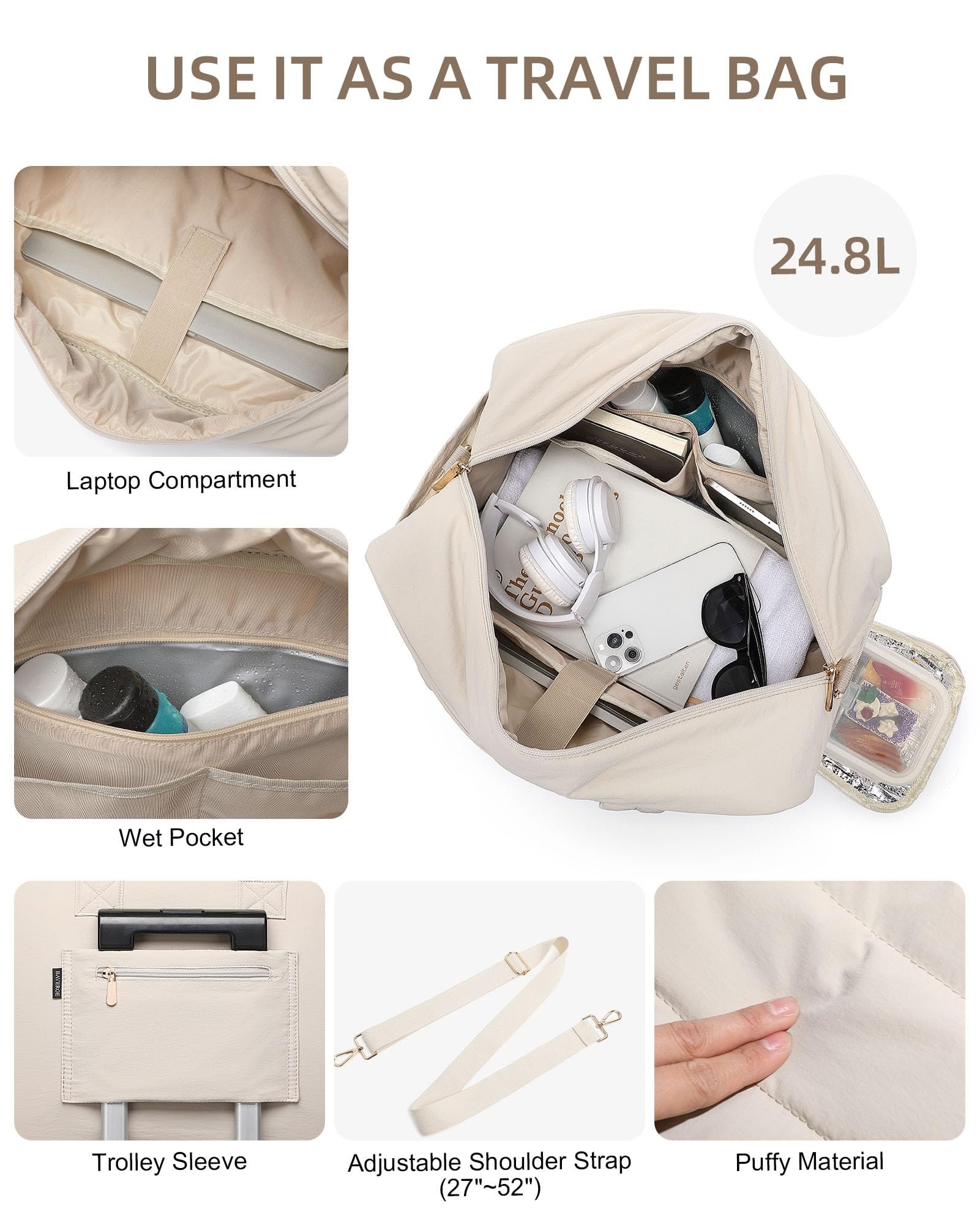 Large Capacity Laptop Tote