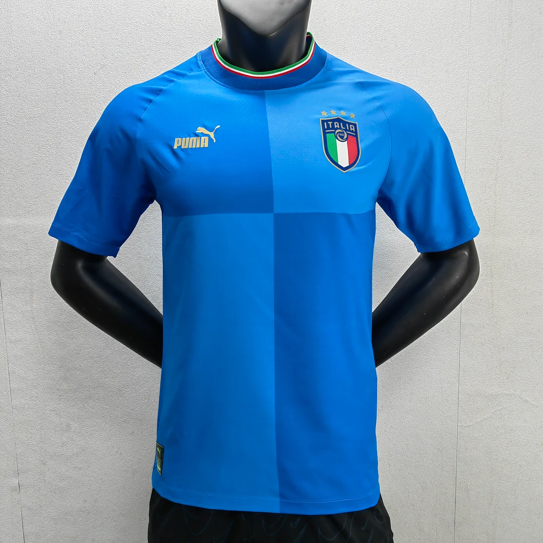2022-2023 Italy Home Player Version Men's Football T-Shirt