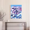 Diamond Painting -DIY Full Square Drill Dolphin（50x60cm）