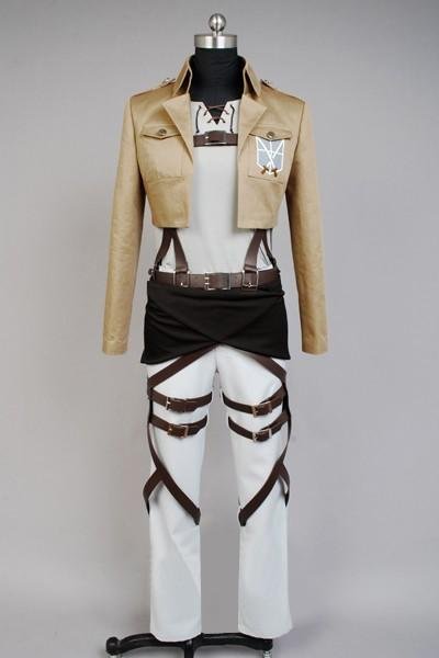 Attack on Titan Shingeki no Kyojin Eren Jaeger Training Corps Cosplay Costume