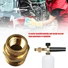 1/4 Inch F-M22 Brass Washer Adapter Quick Connection Foam Nozzle Brass Connector