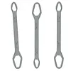 260mm Self-Tightening Adjustable Wrench 8mm To 22mm Multi-function Double-End Wrench 8mm Thick for Automotive Mechanical Industrial Maintenance