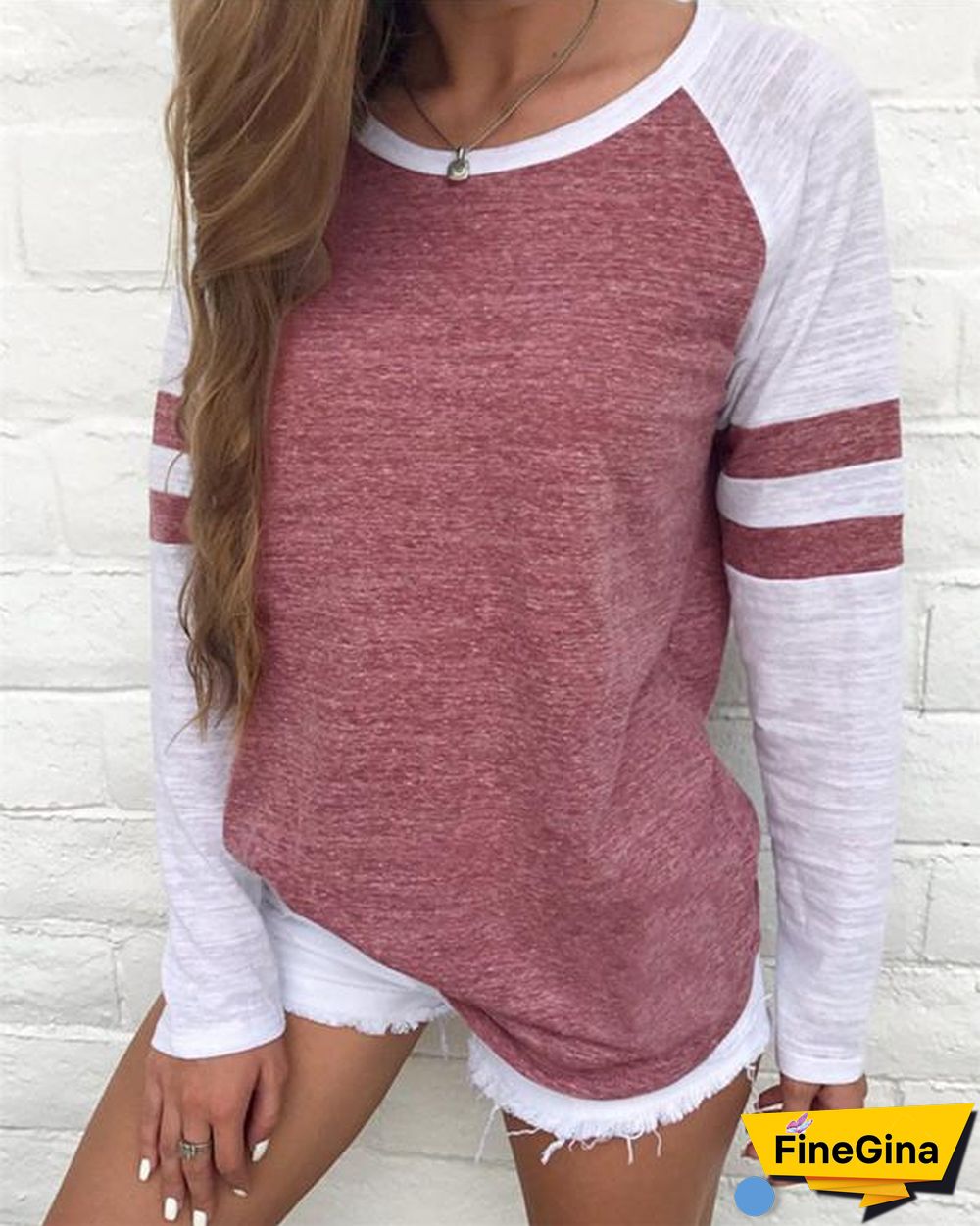 Plus Size Multi-color Tops Holiday Fall Daily Casual Blouse