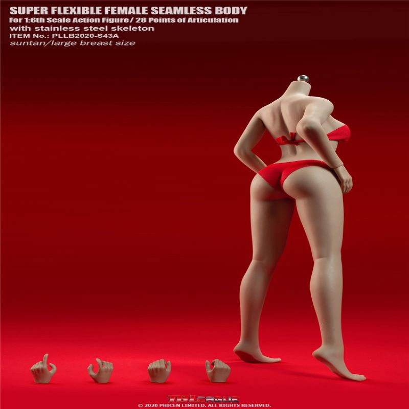 TBLeague PLLB2020-S42A S43A 1/6 Female Rubber Covered Plain Body With Feet-aliexpress