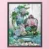 Flower-11CT Stamped Cross Stitch Kit(40*50cm)
