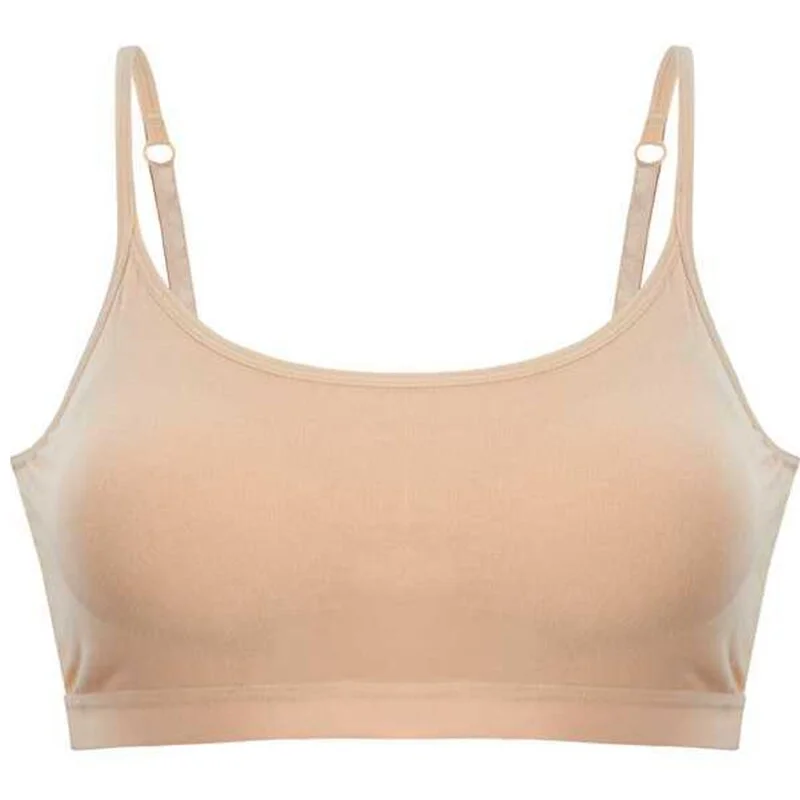 S-XL Crop Top Women Lingerie Cotton Tops Fashion Female Tank Top with Fixed Padded 4 Solid Color Tee Camisole Underwear Vest