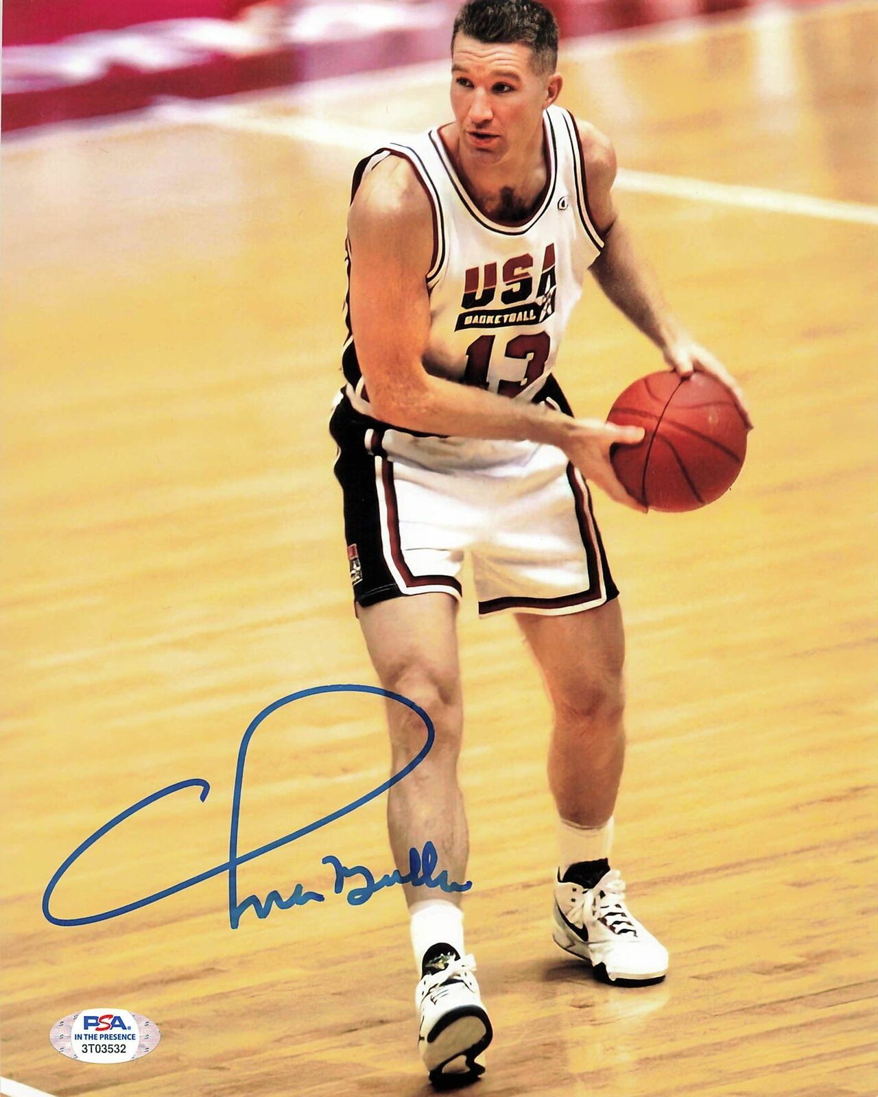 Chris Mullin signed 8x10 Photo Poster painting PSA/DNA Autographed Golden State Warriors