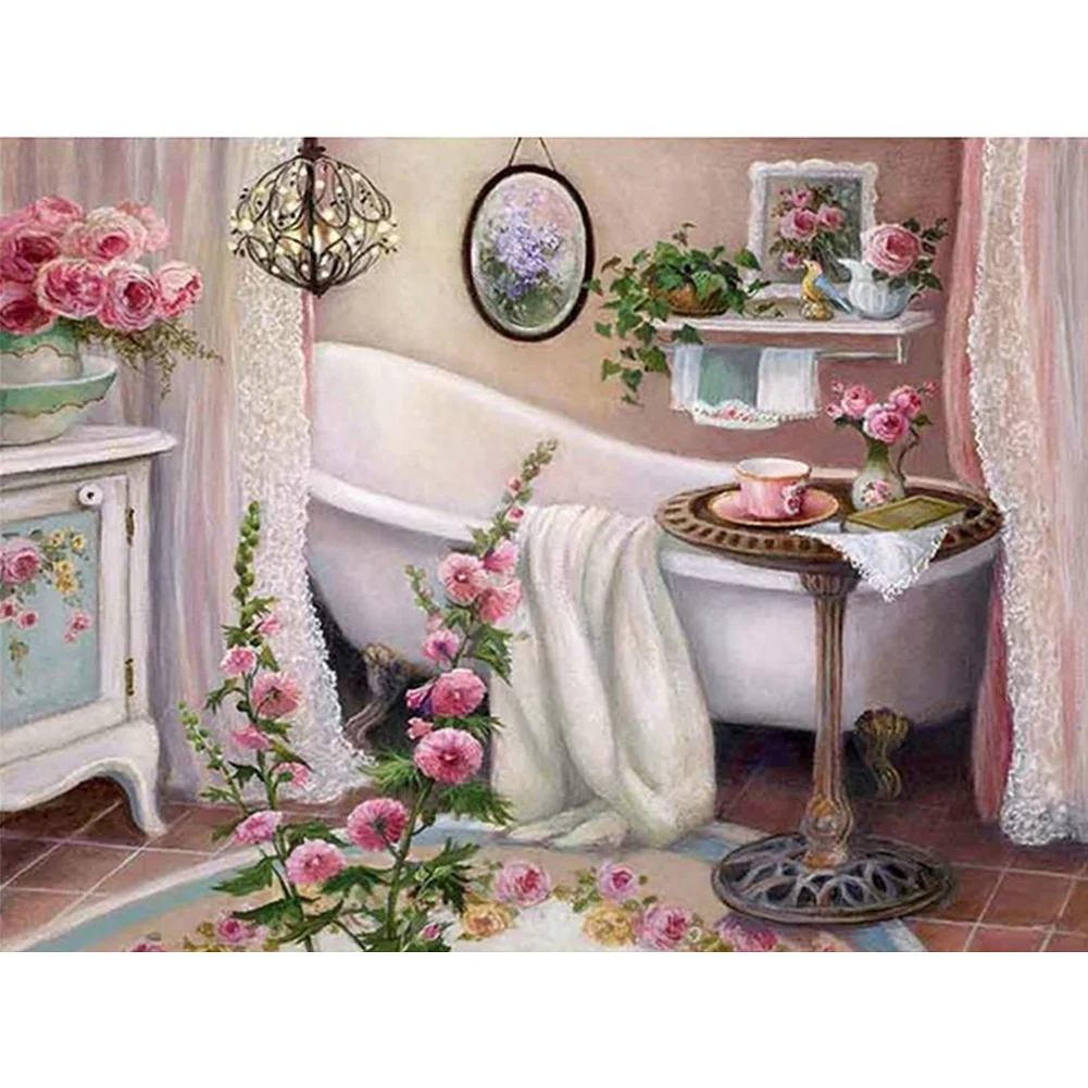 2pcs Diamond Painting - Full Round Drill - Home(Canvas|40*30cm)