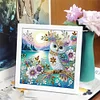 5D DIY Partial Special Shaped Drill Diamond Painting Owl Wall Decor 19.2x19.2cm
