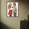 Diamond Painting -DIY Full Square Drill Valentines Day Couple(35x45cm)