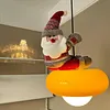 Christmas Decorations, Santa Claus Curtain Hooks, Small Hanging Ornaments for Shops and Malls