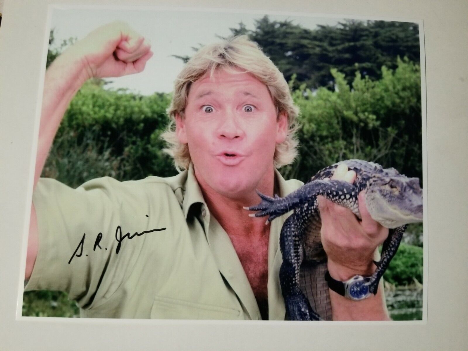 Steve Irwin Signed 8x10 Photo Poster painting RP -  Shipping!!