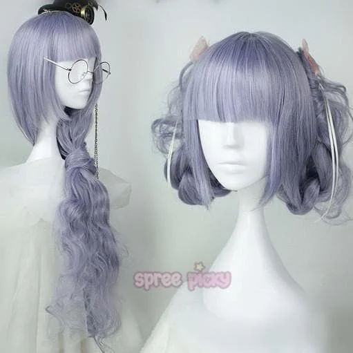 Lolita Purple Curly Long Wig SP166225