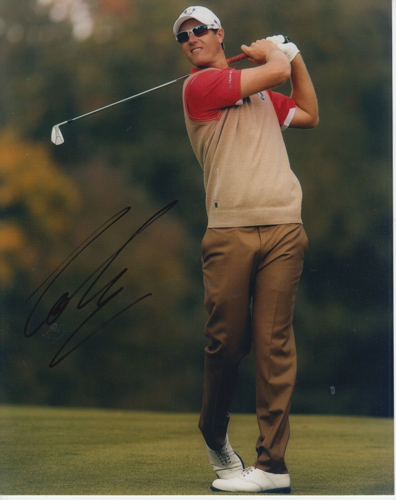 Nicolas Colsaerts #1 8x10 Signed Photo Poster painting w/ COA Golf