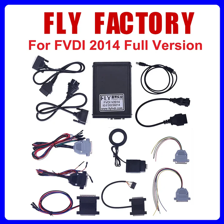 Original Multi-Brands Vehicles FVDI 2014 Abrites Commander for Volvo Benz Renault Cars CAN Bus ECU Diagnostic Tool