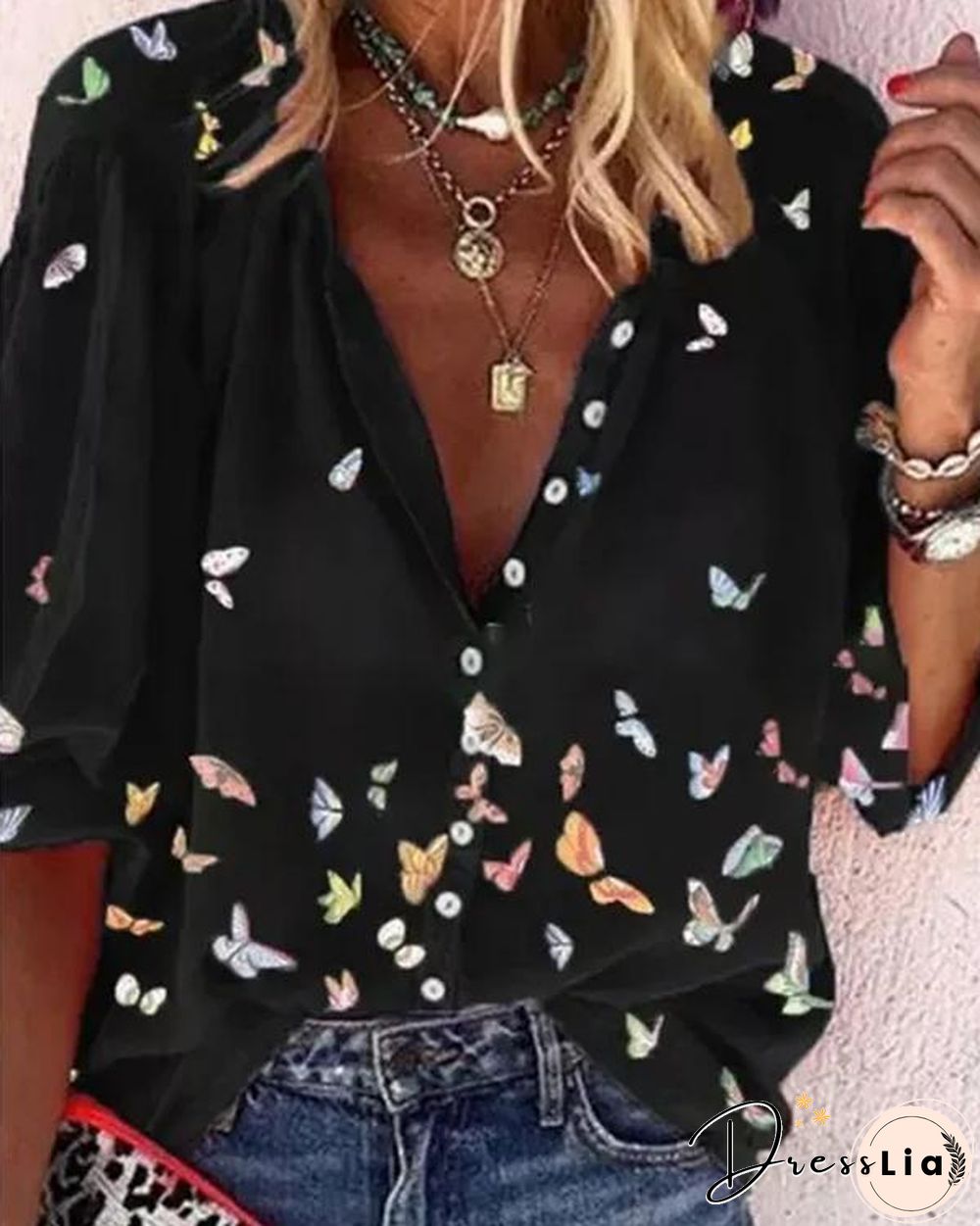 Butterfly Casual Look Shirt