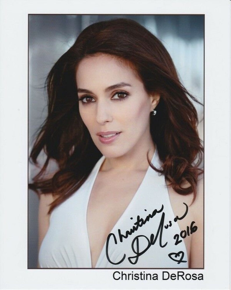 Christina derosa signed autographed 8x10 Photo Poster painting