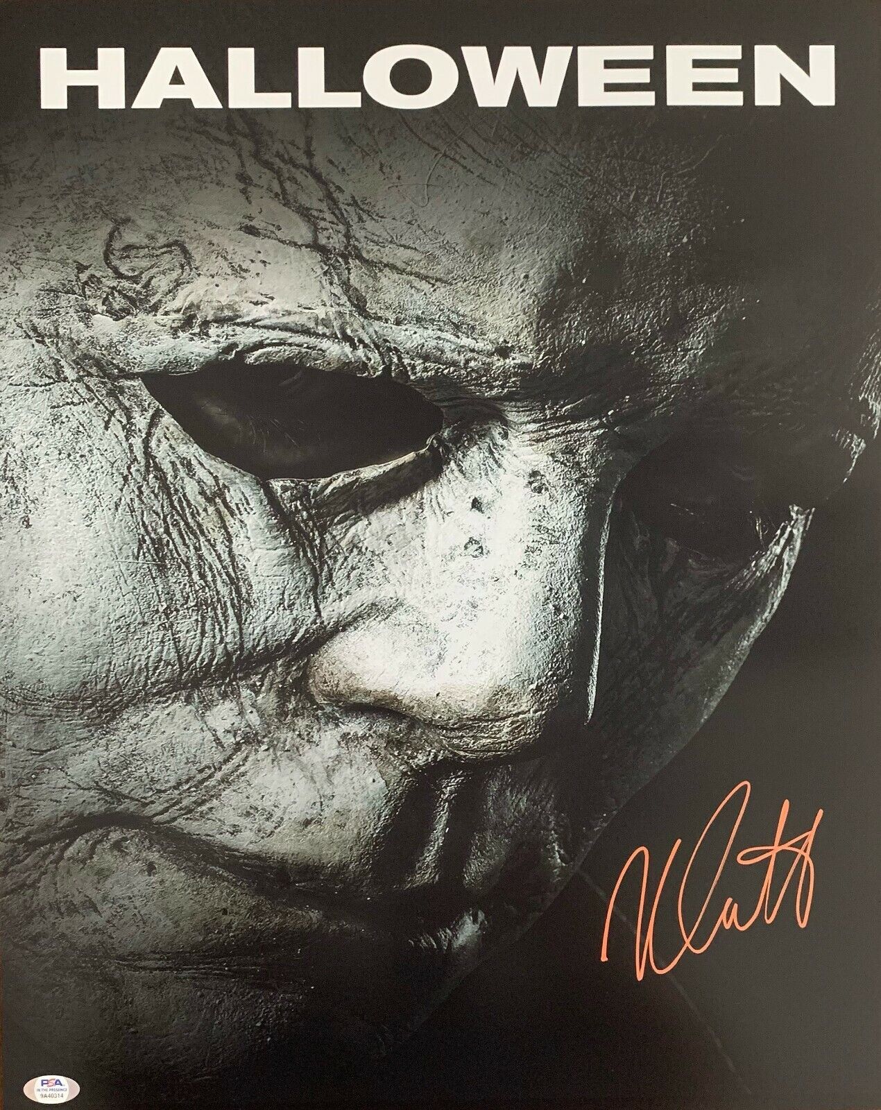 Nick Castle autographed signed 16x20 Photo Poster painting Halloween PSA COA Michael Myers