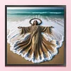 (Multi-Style) Juses Beach Sculpture-11CT Stamped Cross Stitch 50*50cm/19.69*19.69in