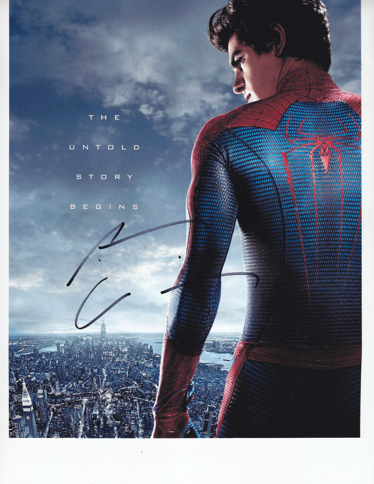 Andrew Garfield - THE AMAZING SPIDERMAN - signed 8x10