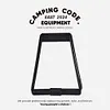 Camping Foldable Metal Stand Aluminum Alloy Box Stand for Outdoor Picnic Fishing