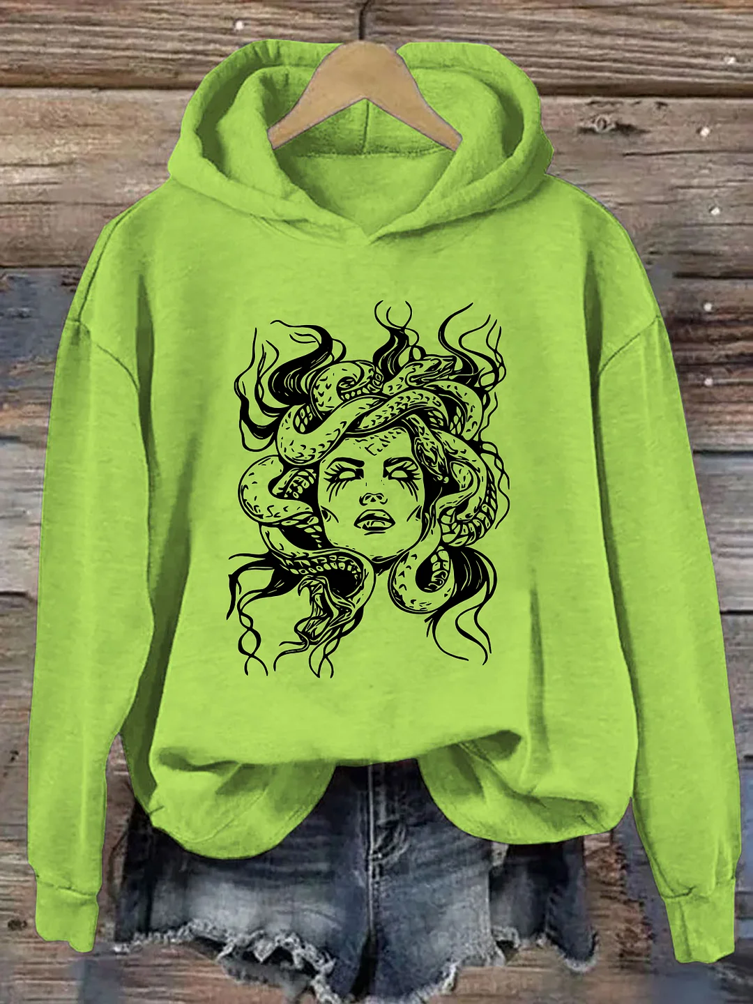 Medusa Snake Face Hoodie