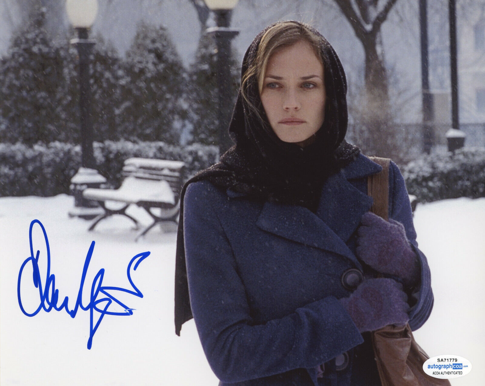 SEXY DIANE KRUGER SIGNED WICKER PARK