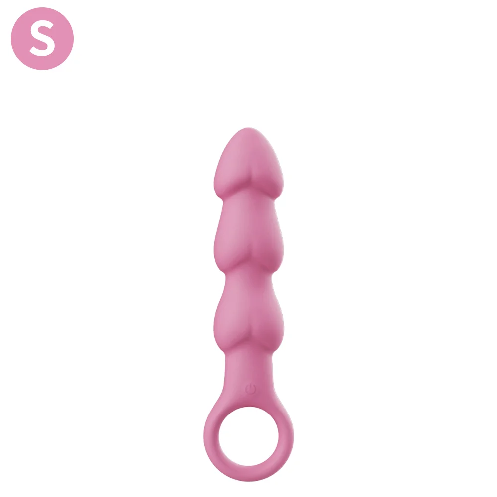Pull Ring Anal Plug Dildo Vibrator Prostate Massager Sex Toys For Couple
