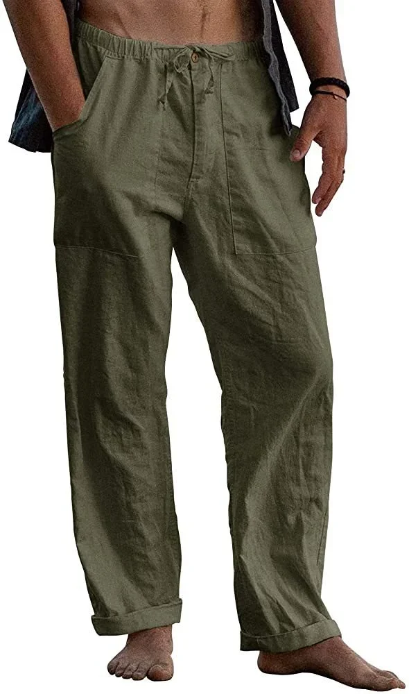 Men's beach casual loose-fitting pants
