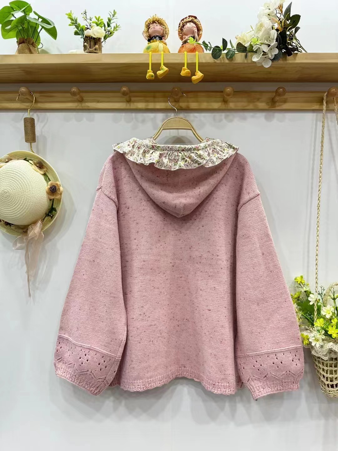 Chicfifth Sweater Women Winter Long Sleeve High Quality Autumn Vintage Top Knitted Cardigan