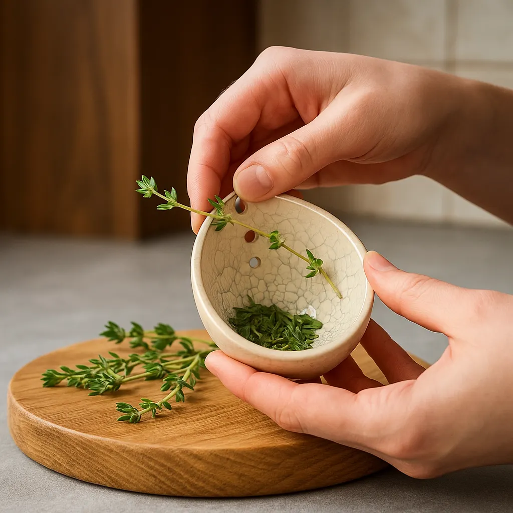 Pottery Herb Stripper(𝐉𝐨𝐧 𝐇𝐚𝐦𝐛𝐥𝐢𝐧 𝐇𝐚𝐧𝐝𝐦𝐚𝐝𝐞&reg;) - BUY 3 GET 20% OFF&FREE SHIPPING