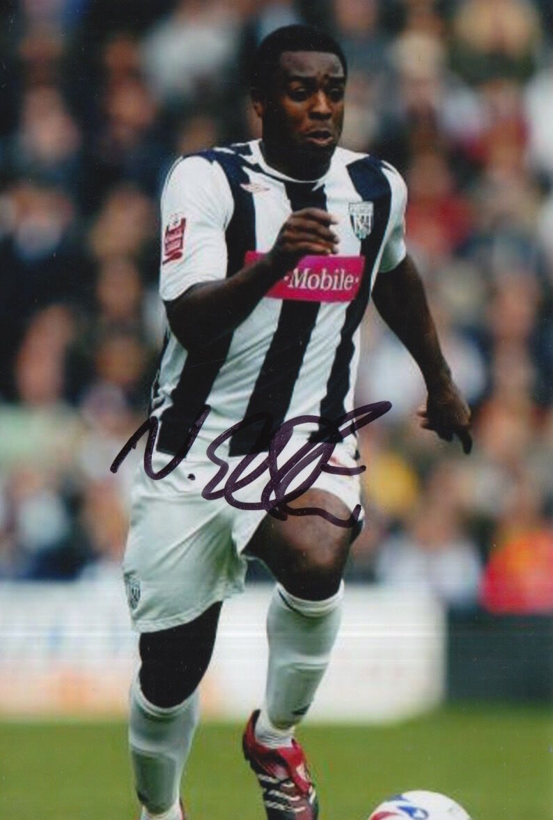 WEST BROM HAND SIGNED NATHAN ELLINGTON 6X4 Photo Poster painting 1.