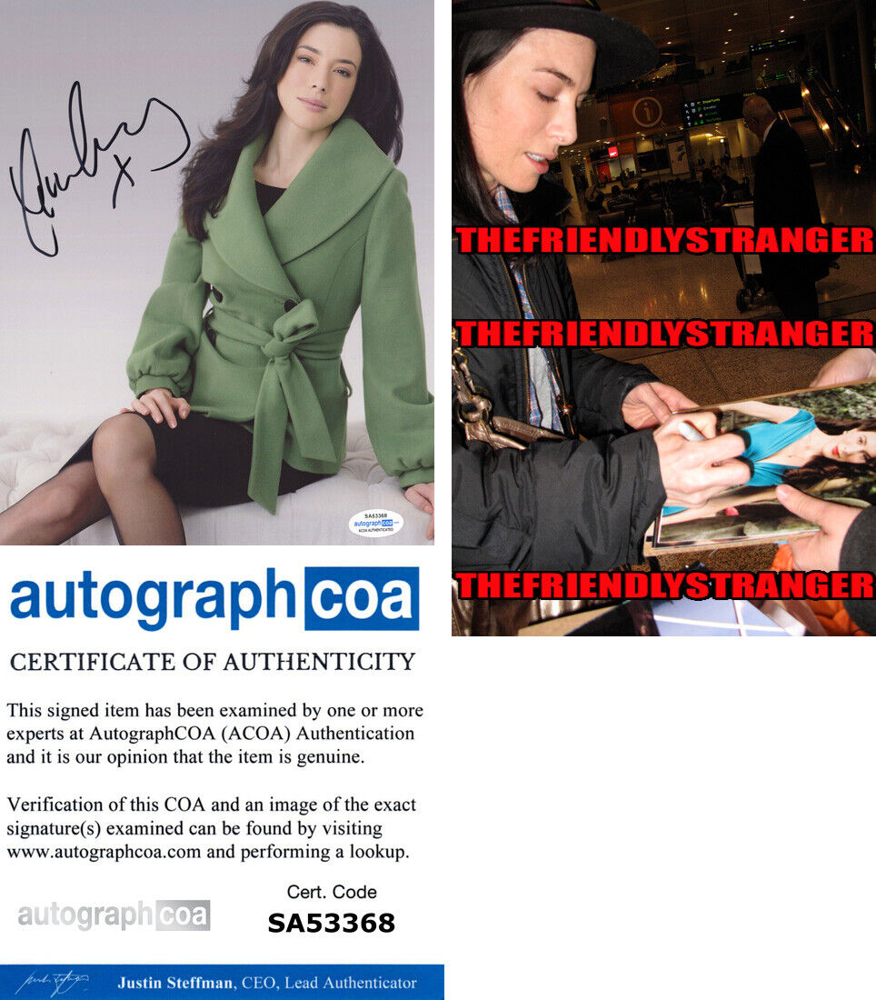 JAIME MURRAY signed Autographed 8X10 Photo Poster painting dd PROOF - Sexy DEXTER Hot ACOA COA