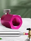 CO2 Refill Adapter Quick Connect Soda Cylinder Adapter Leakproof for Soda Bottle
